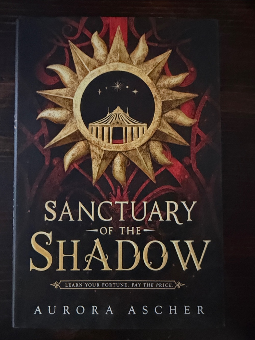 Sanctuary of the Shadow Wall Art - Gold and Black